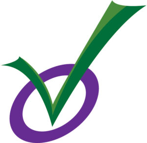 purple checkmark